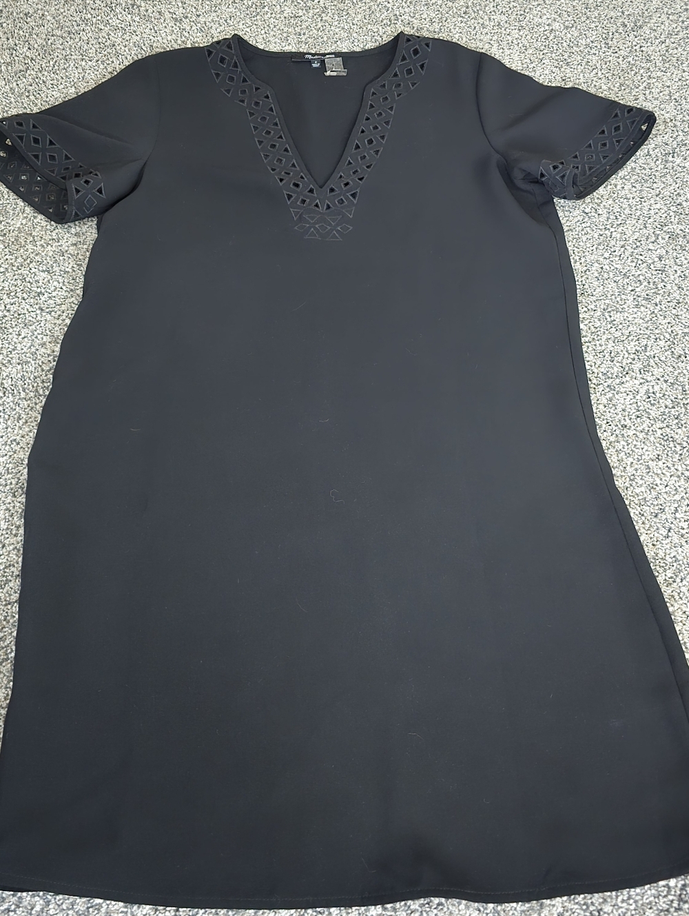Madewell Black Mini Tunic Dress Ballad Size 0 Nwt
